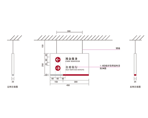 辽宁银行VI标识牌